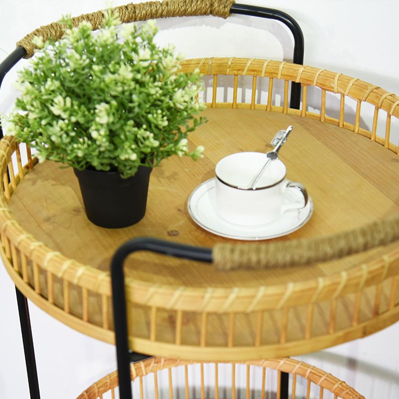 Tavolo di accento laterale di divano in stile scandinavo