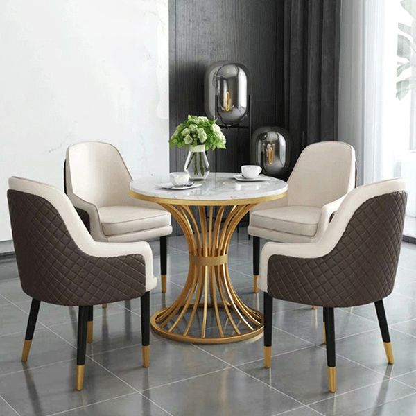Stone Dining Table Traditional Luxury Dining Site Table with Pedestal Base Clearhalo ' dining_table' 'Dining Tables & Seating' 'Dining Tables' 'furn' 'furn_dining_table' 'Furniture' 'furniture_dining_table' 'Kitchen & Dining Furniture' 'kitchen&dining_furn' 'kitchen' 'kitchen_dining_table' 1200x1200_304d9894-55f8-40ad-87a6-d81ecc6de020