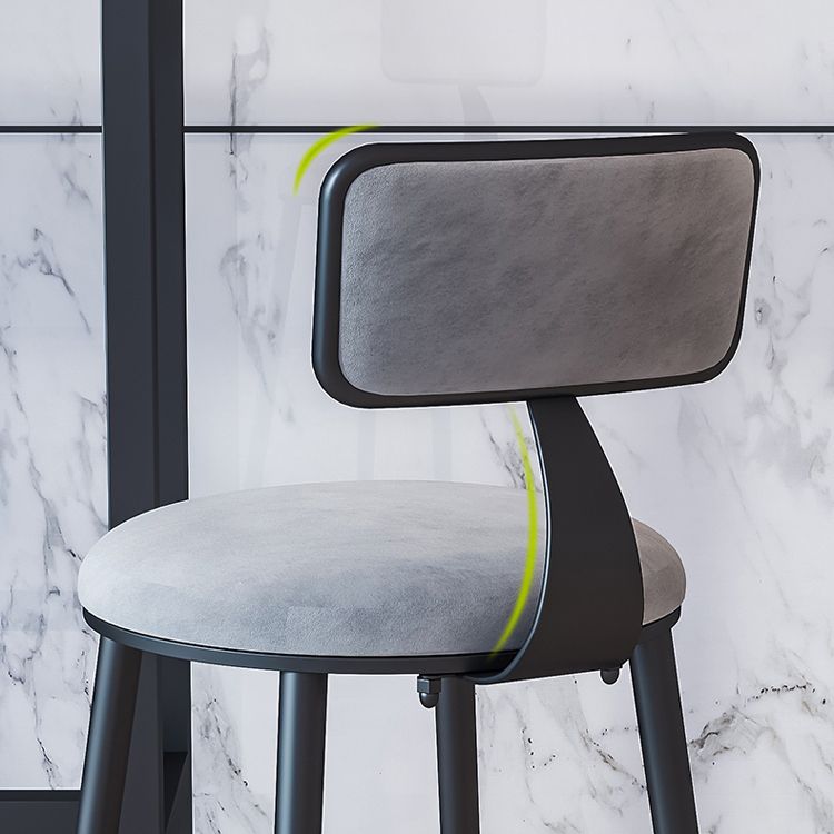 Modern Metal Upholstered Bar Stool Bristol Bar Stool with Iron Legs and Cushion Clearhalo 'Bar Furniture' 'Bar Stools' 'bar_stools' 'furn' 'furn_bar_stools' 'furniture_bar_stools' 'Kitchen & Dining Furniture' 'kitchen&dining_furn' 'kitchen' 'kitchen_furn' Furniture' 1200x1200_304d9ce6-4390-48f5-a286-8dbe48e4ac18