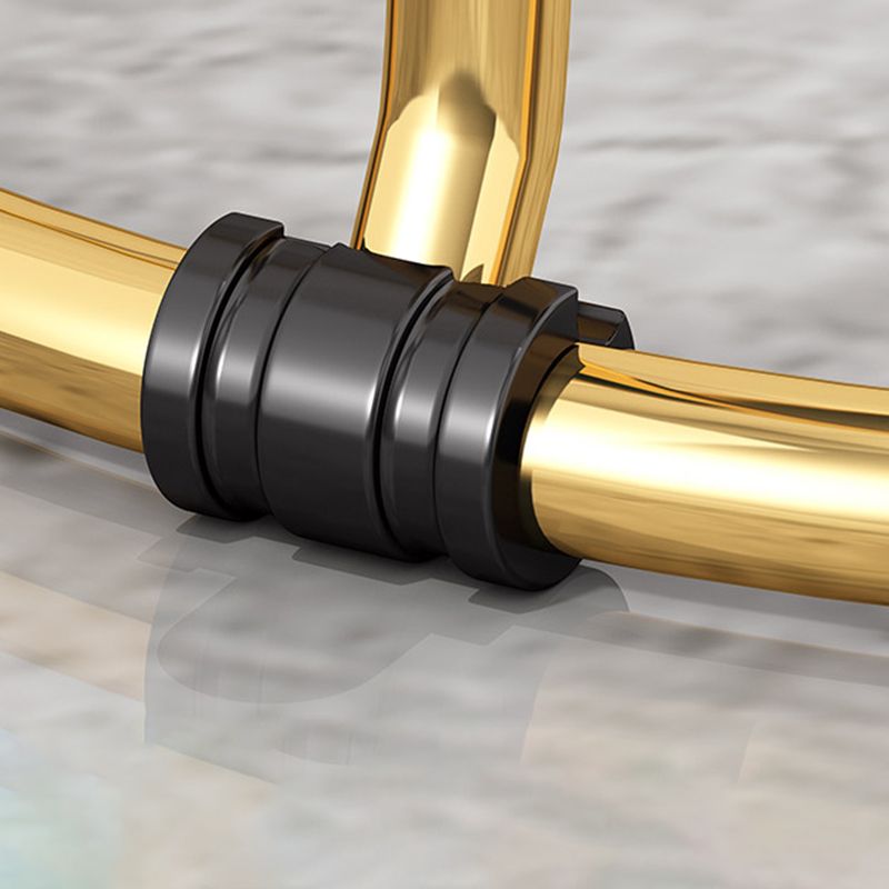 Faux Leather Mildew Resistant Ottoman Round Glam Solid Standard Ottoman Clearhalo 'furn' 'furn_ottomans_poufs' 'Furniture' 'Living Room Furniture' 'Ottomans & Poufs' 'ottomans_poufs' 1200x1200_304e0e86-b90a-4b05-bf78-a0dc0ecdeac1