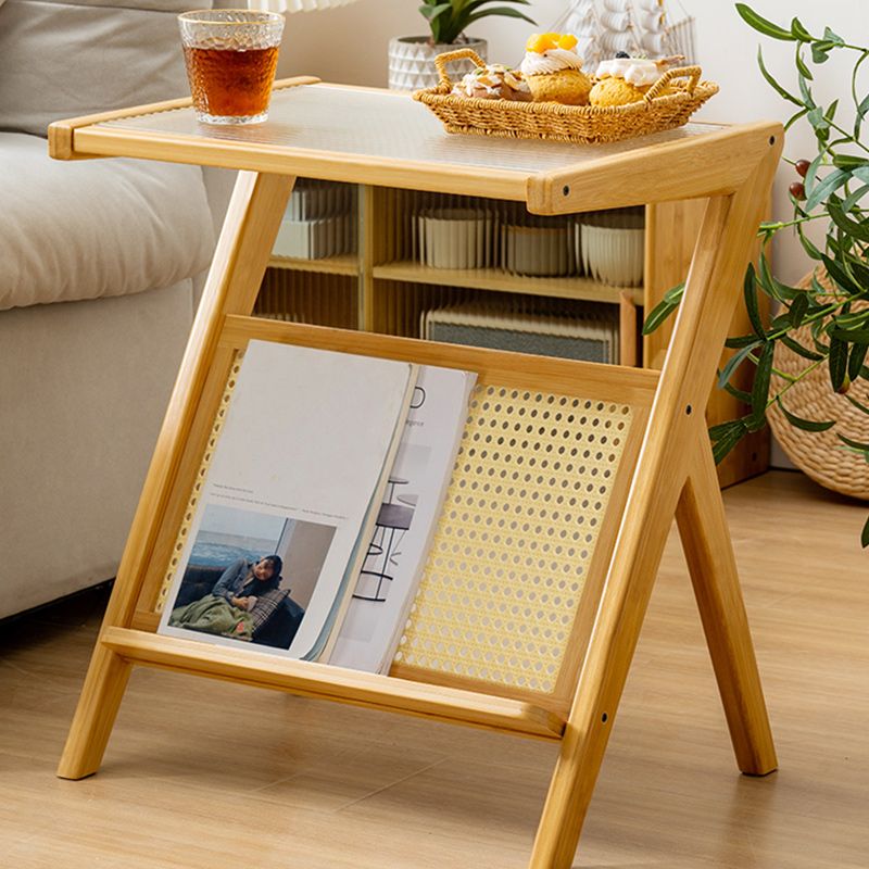 14" Wide Contemporary Corner Table Wood Storage Accent Side Table Clearhalo 'Coffee & Accent Tables' 'End & Side Tables' 'end_side_tables' 'furn' 'furn_end_side_tables' 'Furniture' 'Living Room Furniture' 1200x1200_304f7cb1-51d7-4374-9a45-ed358cf90003