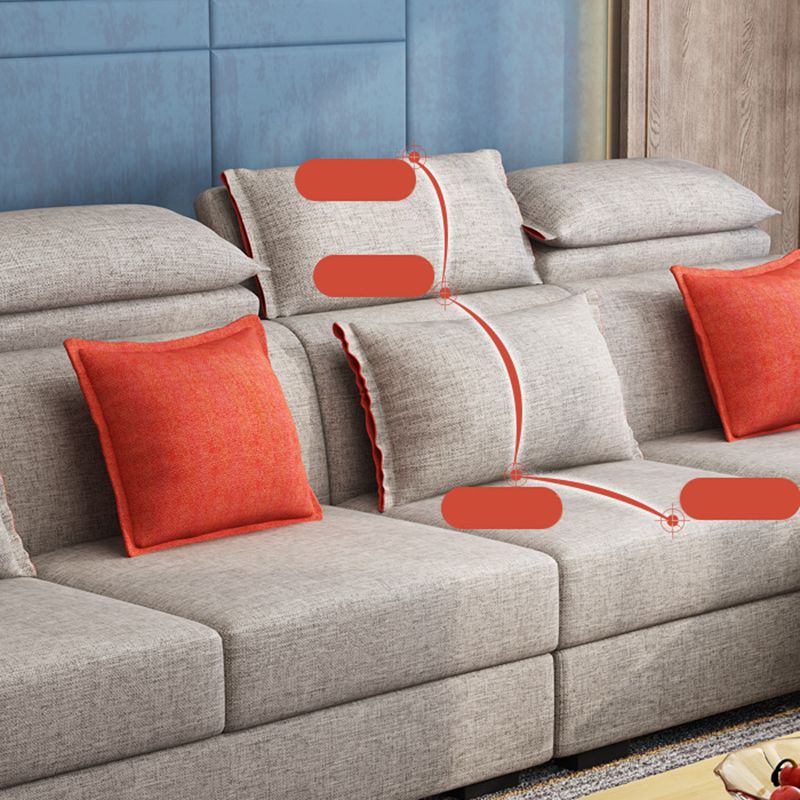 Nordic Square Bras stationnaire salon coussins couverts