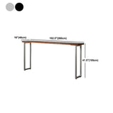 Tavolo da vino rettangolo tavolo da cocktail industriale in legno in legno in naturale