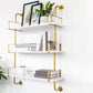 Modern Wooden Wall Mounted Bookshelf Floating Storage Bookcase Clearhalo 'Bookcases' 'furn' 'furn_bookcases' 'Furniture' 'Office Furniture' 1200x1200_3051b476-f7fe-4142-82f1-26549778cd98