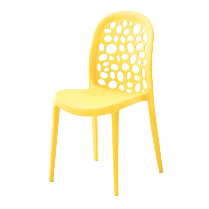 Contemporary Kitchen Dining Side Chair Plastic Armless Chair Clearhalo 'Dining Chairs' 'Dining Tables & Seating' 'dining_chair' 'furn' 'furn_dining_chair' 'Furniture' 'Kitchen & Dining Furniture' 1200x1200_3053e55c-f679-478d-88d0-02ed47aed1f3