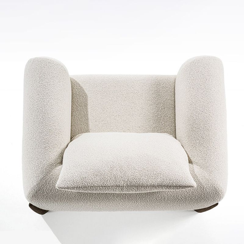 Soggiorno contemporaneo divano marrone divano rotondo a braccio seducenti