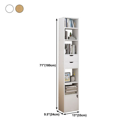 Closed Wooden Bookshelf Modern Home Living Room Corner Bookcase Clearhalo 'Bookcases' 'furn' 'furn_bookcases' 'Furniture' 'Office Furniture' 1200x1200_305b0b33-a98a-4a25-9179-ae76216dd898