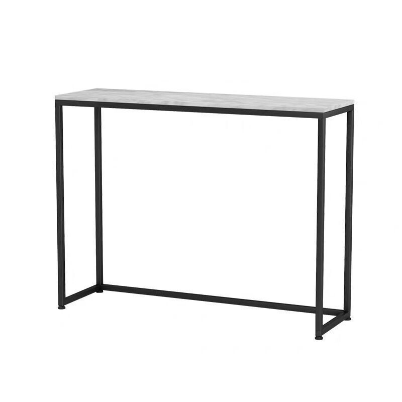 Tabella della console superiore in marmo per accento console Hall 29.53 "