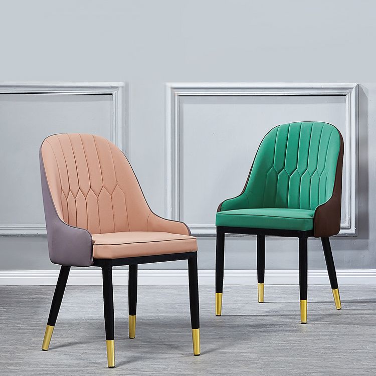 Leather Kitchen Side Chair 19'' Wide Dining Parsons Chair for Restaurant Clearhalo ' kitchen&dining_furn' 'Dining Chairs' 'Dining Tables & Seating' 'dining_chair' 'furn' 'furn_dining_chair' 'Furniture' 'furniture_dining_chair' 'Kitchen & Dining Furniture' 'kitchen' 1200x1200_305c7233-e4f8-416f-a5e1-39a12c6759c5