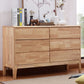 Contemporary Chest Squared Legs Solid Wood Grooves with Drawer Accent Chest Clearhalo 'Cabinets & Chests' 'cabinets_chests' 'furn' 'furn_cabinets_chests' 'Furniture' 'Living Room Furniture' 1200x1200_305cd325-ec88-4557-9b02-fac7e3b62693
