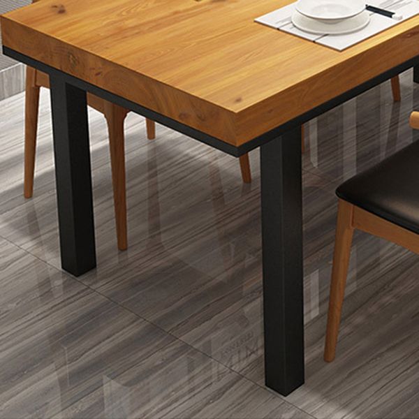 Industrial Rectangle Dining Set 1/2/5 Pieces Solid Wood Dinette Set for Shop Clearhalo 'Dining Room Sets' 'Dining Tables & Seating' 'dining_room_set' 'furn' 'furn_dining_room_set' 'Furniture' 'Kitchen & Dining Furniture' 1200x1200_305e59e5-ee5f-441c-8d3e-508802544f84
