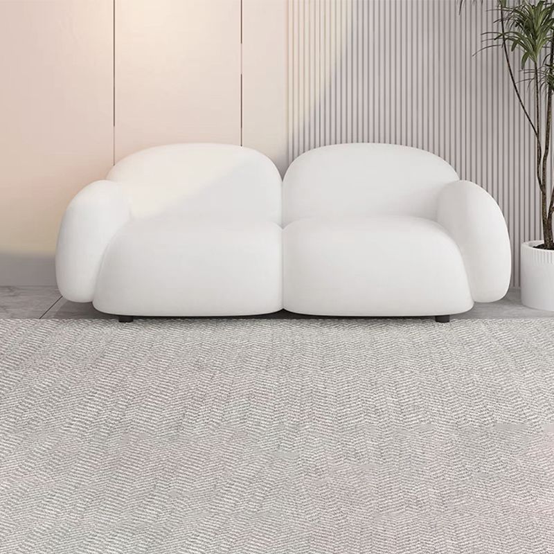 Modern Style Sofa Velvet Cushioned Backrest Sponge Cushions Fill Sofa Bed