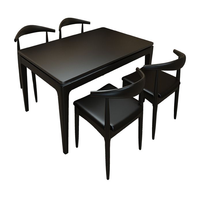 Simple Style Sintered Stone Dining Table Ash Wood Base Rectangle Table for Home Clearhalo ' dining_table' 'Dining Tables & Seating' 'Dining Tables' 'furn' 'furn_dining_table' 'Furniture' 'furniture_dining_table' 'Kitchen & Dining Furniture' 'kitchen&dining_furn' 'kitchen' 'kitchen_dining_table' 1200x1200_305f424c-b99c-4e49-bc11-292d12596ac6