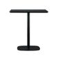 Modern Square Dining Table Wood Tabletop with Steel Pedestal Base Clearhalo 'Dining Tables & Seating' 'Dining Tables' 'dining_table' 'furn' 'furn_dining_table' 'Furniture' 'Kitchen & Dining Furniture' 1200x1200_305f92f2-1ea3-4aa5-9ca6-95b6e1ecda43