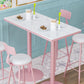 Industrial Style Pink Bar Table Marble White 23.6"W Top Indoor Bistro Table Clearhalo 'Bar Furniture' 'Bar Tables' 'bar_tables' 'furn' 'furn_bar_tables' 'Furniture' 'furniture_bar_tables' 'Kitchen & Dining Furniture' 'kitchen&dining_furn' 'kitchen' 1200x1200_305fa82a-495d-4ead-8518-e31144371de4