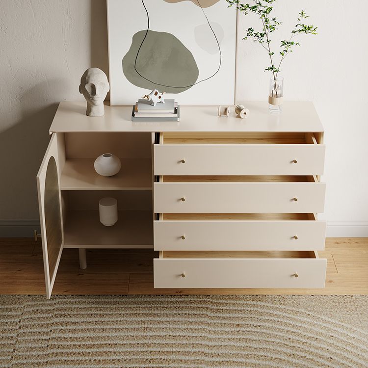 Server da pranzo contemporaneo Server a buffet di pietra per sala da pranzo