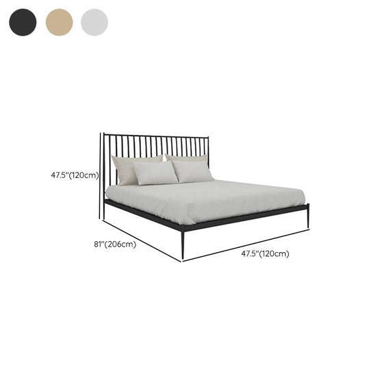 Metall Kopfteil Standardbett Open-Frame-Bett mit benutzerdefinierten Beinen