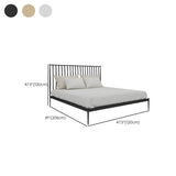 Metall Kopfteil Standardbett Open-Frame-Bett mit benutzerdefinierten Beinen