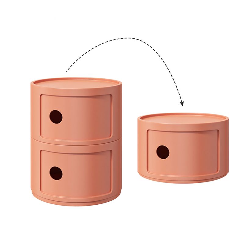 Armoire de lit en plastique moderne rond la porte de la porte gauche gauche