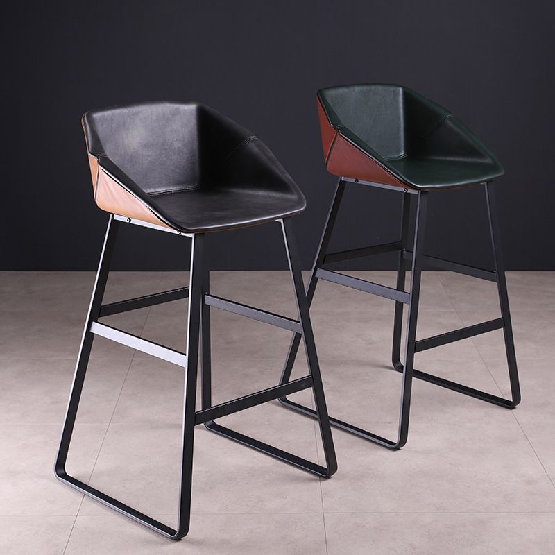 Nordic Style Leather Upholstered Barstool Sled Base Bar Stool Clearhalo 'Bar Furniture' 'Bar Stools' 'bar_stools' 'furn' 'furn_bar_stools' 'furniture_bar_stools' 'Kitchen & Dining Furniture' 'kitchen&dining_furn' 'kitchen' 'kitchen_furn' Furniture' 1200x1200_30654553-0a58-42fb-9cbb-d3b3b44a6543
