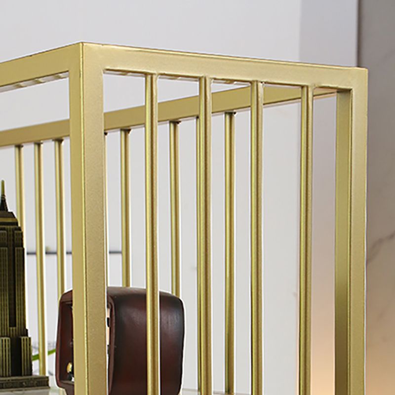 軽い高級標準棚本棚メタル6層オープンバックシェルフ