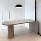 Free Form Pine Wood Table for Restaurant Modern Wood Table with Double Pedestal Base Clearhalo ' dining_table' 'Dining Tables & Seating' 'Dining Tables' 'furn' 'furn_dining_table' 'Furniture' 'furniture_dining_table' 'Kitchen & Dining Furniture' 'kitchen&dining_furn' 'kitchen' 'kitchen_dining_table' 1200x1200_30686801-767c-4ced-a481-0dee79bdc11d