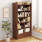 Wooden Closed Back Bookcase Modern Standard Bookshelf for Home Clearhalo 'Bookcases' 'furn' 'furn_bookcases' 'Furniture' 'Office Furniture' 1200x1200_30688f82-ad3c-4801-84d2-a8763f27d0e0