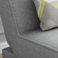 Living Room Armless Chaise Lounge Modern Chaise Lounge with Linen Upholster Clearhalo 'Chairs & Seating' 'Chaise Lounge' 'chaise_lounge' 'furn' 'furn_chaise_lounge' 'Furniture' 'Living Room Furniture' 1200x1200_30693224-0f24-4cb8-a3e6-06476c5685a4