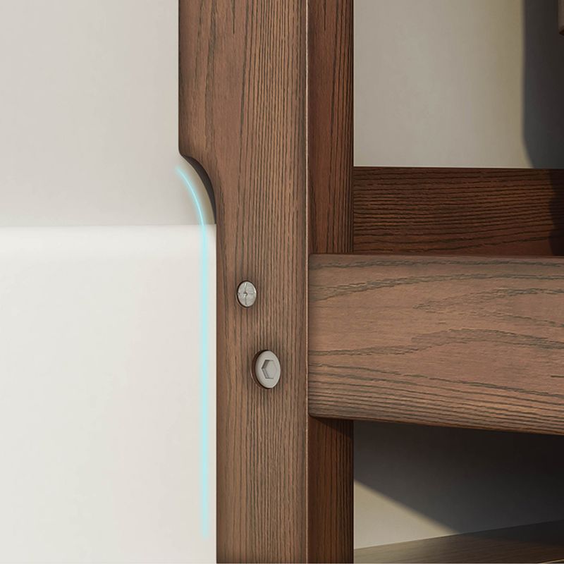 Rectángulo Etagere estantería escandinava de madera maciza abierta estantería