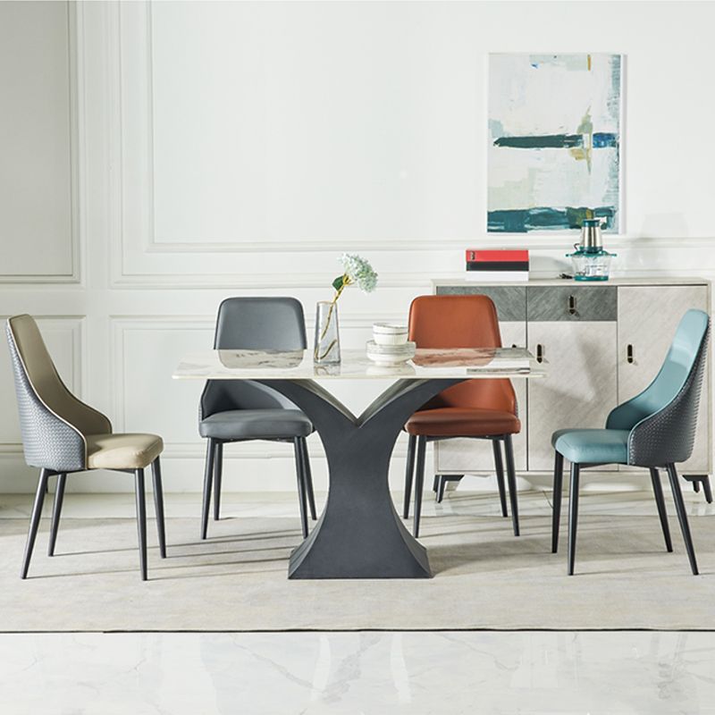 Parsons Dining Accent Chair Industrial Upholstered Dining Side Chair Clearhalo 'Dining Chairs' 'Dining Tables & Seating' 'dining_chair' 'furn' 'furn_dining_chair' 'Furniture' 'Kitchen & Dining Furniture' 1200x1200_306f2c83-b57d-4938-85c6-ededaaba6605