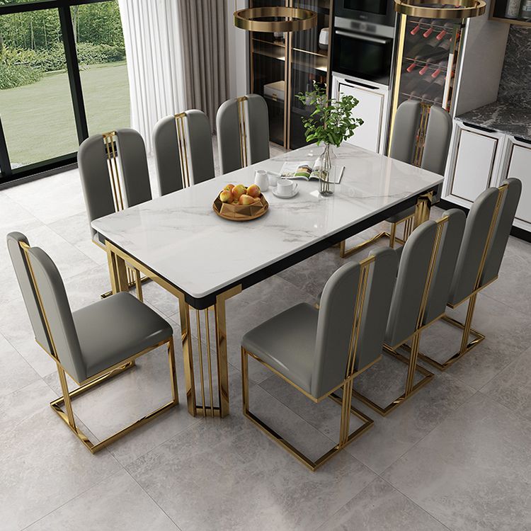 Modern 1/2/7/9 Pieces Dining Set Marble Dining Furniture Set /Separate Items Clearhalo 'Dining Room Sets' 'Dining Tables & Seating' 'dining_room_set' 'furn' 'furn_dining_room_set' 'Furniture' 'furniture_dining_room_set' 'Kitchen & Dining Furniture' 'kitchen&dining_furn' 'kitchen' 1200x1200_30714648-c14c-433c-80a2-257435d08236