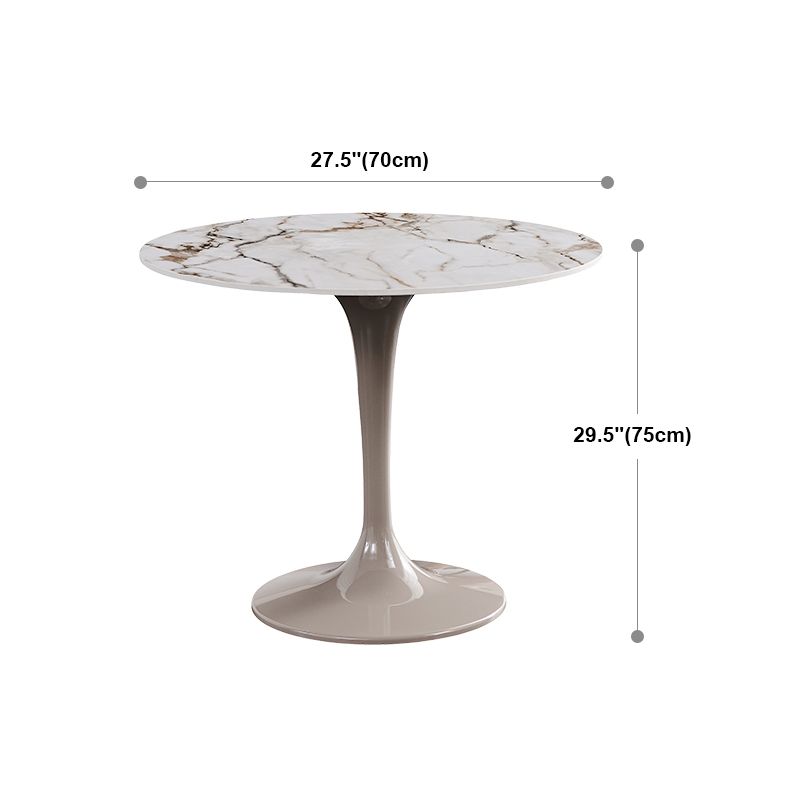 Modern 1/2/3 Pieces Dining Set Round Sintered Stone Dining Table Set Clearhalo 'Dining Room Sets' 'Dining Tables & Seating' 'dining_room_set' 'furn' 'furn_dining_room_set' 'Furniture' 'furniture_dining_room_set' 'Kitchen & Dining Furniture' 1200x1200_30725a2b-000b-4b39-9399-fbe60471ec2f