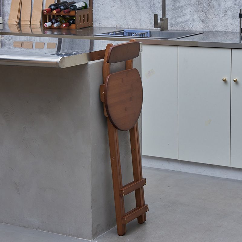 Tabourets contemporains en bois de taille de comptoir pliant le tabouret de bar de taille