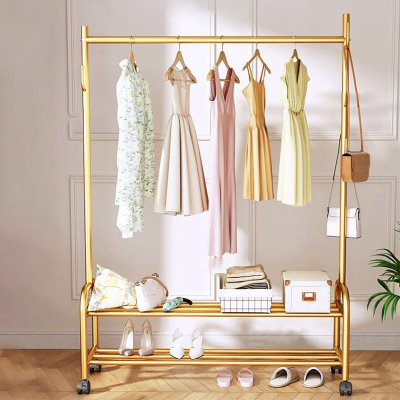 Modern Coat Rack Hanging Rail Storage Shelving and Hooks Coat Hanger Clearhalo 'Entry & Mudroom Furniture' 'furn' 'furn_hall_tree_coat_racks' 'Furniture' 'Hall Trees & Coat Racks' 'hall_tree_coat_racks' 1200x1200_30735f6c-8a0f-4f52-aa88-0fb234d2931a