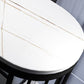 Industrial Free Form Bar Height Table Metal and Stone Bar Table with Double Pedestal Clearhalo 'Bar Furniture' 'Bar Tables' 'bar_tables' 'furn' 'furn_bar_tables' 'Furniture' 'Kitchen & Dining Furniture' 1200x1200_3073de5a-9622-4ada-bc87-c2241d068e2e