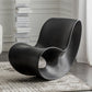 Silla de asiento de plástico moderna silla de plástico Rocking Accent Accent para sala de estar