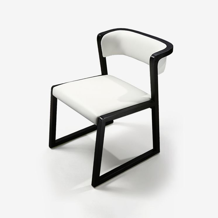 Minimalist Style Upholstered Armless Dining Chairs Open Back Dining Side Chair (Set of 2) Clearhalo ' kitchen&dining_furn' 'Dining Chairs' 'Dining Tables & Seating' 'dining_chair' 'furn' 'furn_dining_chair' 'Furniture' 'furniture_dining_chair' 'Kitchen & Dining Furniture' 'kitchen' 1200x1200_3076a96b-7eed-4bdd-b41e-4bcc13d5b970