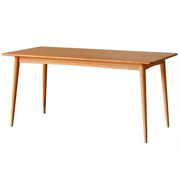 Modern Rectangle Dining Table Solid Wood Table with 4 Legs for Home Kitchen Dinner Clearhalo ' dining_table' 'Dining Tables & Seating' 'Dining Tables' 'furn' 'furn_dining_table' 'Furniture' 'furniture_dining_table' 'Kitchen & Dining Furniture' 'kitchen&dining_furn' 'kitchen' 'kitchen_dining_table' 1200x1200_3076aead-f16b-4cad-9d51-f175e1e62c6e