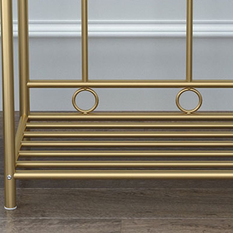 Armoire de chevet industrielle ouverte de table de table de table de rangement ouvert pour chambre à coucher