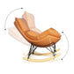 Modern Upholstered Rocker Chair Metal Frame Spindle Rocker Chair with Ottoman Clearhalo 'Chairs & Seating' 'furn' 'furn_rocking_chairs' 'Furniture' 'Living Room Furniture' 'Rocking Chairs' 'rocking_chairs' 1200x1200_3078ab51-45a5-4b5b-8bbc-7440b9ef9caf