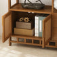 9.84" Wide Modern Wooden Shelf Bookcase Matte Finish Etagere Bookshelf