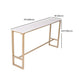 Juego de mesa de bar rectangular Glam, mesa de bar con estructura de hierro de 1/5 piezas y taburetes tapizados