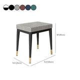 Solid Color Flannel Standard Stool Modern Simple Rectangular Upholstered Stool Clearhalo 'furn' 'furn_ottomans_poufs' 'Furniture' 'Living Room Furniture' 'Ottomans & Poufs' 'ottomans_poufs' 1200x1200_307c1bb8-0d83-4f8c-b87a-8d47145f26e0