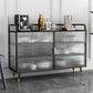 13.78"W Sideboard Glam Style Black Dining Server for Kitchen and Living Room Clearhalo 'buffet_sideboard' 'Buffets & Sideboards' 'furn' 'furn_buffet_sideboard' 'Furniture' 'Kitchen & Dining Furniture' 1200x1200_307cea5b-13c4-4ee6-bc24-fc1f728f2f83