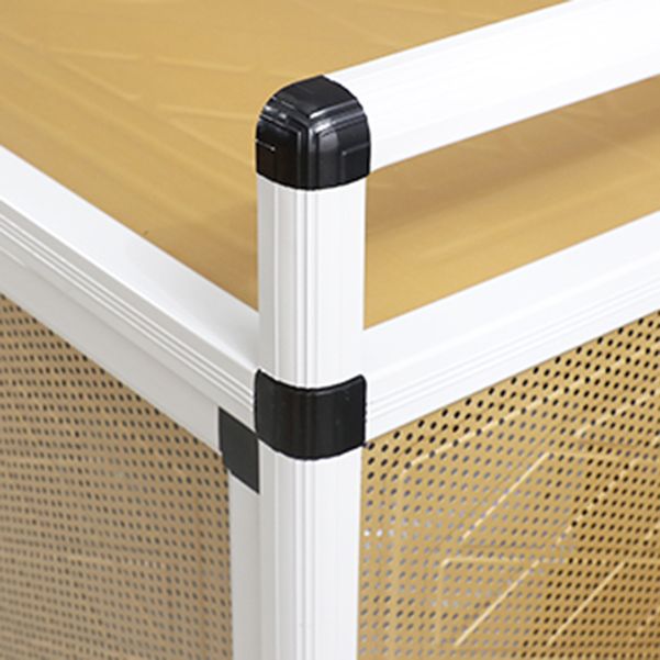 Server da pranzo in stile contemporaneo in metallo per cucina e sala da pranzo