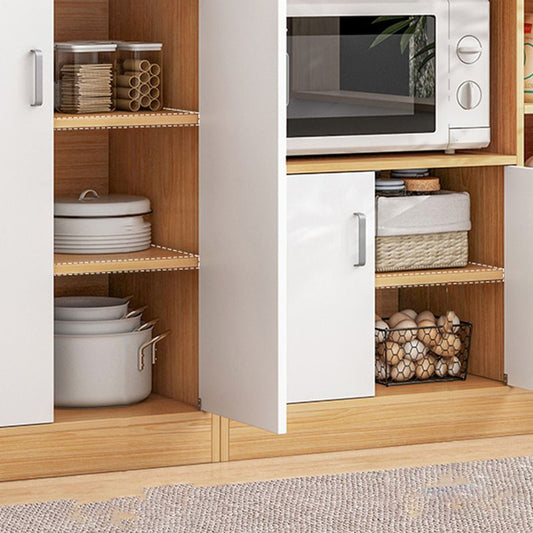 Sideboard di stoccaggio aperto moderno sideboard in legno ingegnerizzato per soggiorno