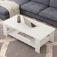 Contemporary Wooden with Storage Shelf Rectangular Single Coffee Table Clearhalo 'Coffee & Accent Tables' 'Coffee Tables' 'coffee_tables' 'furn' 'furn_coffee_tables' 'Furniture' 'Living Room Furniture' 1200x1200_3082ca5f-341e-4ad2-801b-ac4721aafb83