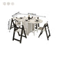 Contemporary Kitchen Standard Dining Table Folding Dining Table (only table) Clearhalo ' dining_table' 'Dining Tables & Seating' 'Dining Tables' 'Furniture' 'furniture_dining_table' 'Kitchen & Dining Furniture' 'kitchen&dining_furn' 'kitchen' 'kitchen_dining_table' 1200x1200_3082dfc8-a8b2-45c1-86b6-fcbe1e53687b