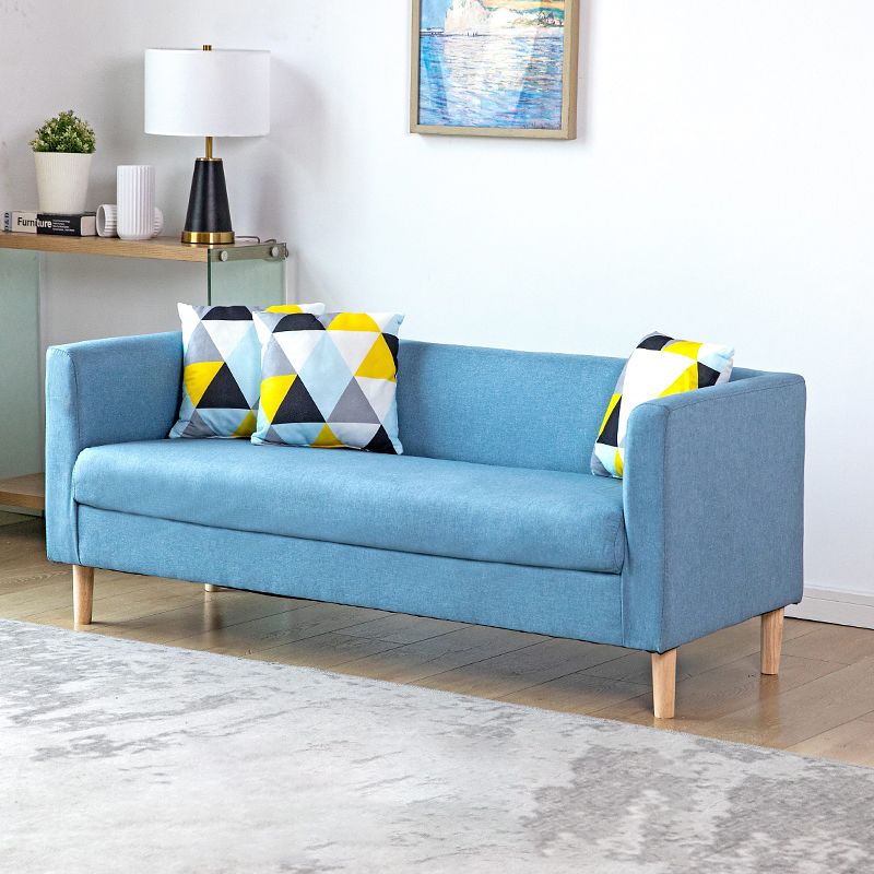 23.23" H Tuxedo Arm Sofa with Tight Back Sofa for Living Room, Apartment Clearhalo 'furn' 'furn_sofas' 'Furniture' 'furniture_sofas' 'kitchen' 'kitchen_sofas' 'Living Room Furniture' 'Sofa' 'sofas' 1200x1200_308491b5-6a29-4f77-926e-9ad90f59b927