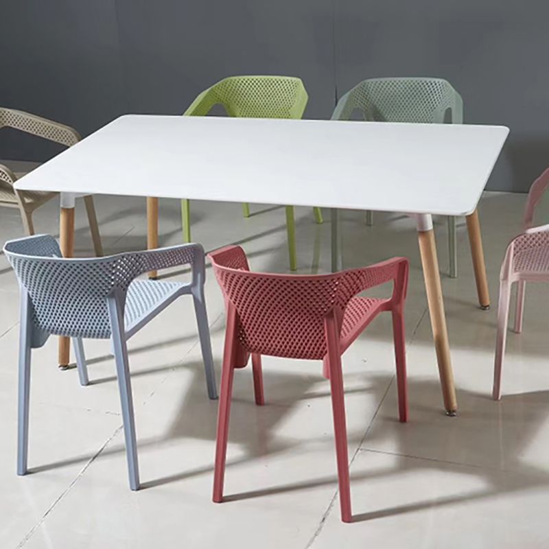 Nordic Chairs Dining Arm Chair for Kitchen with Plastic Legs Clearhalo 'Dining Chairs' 'Dining Tables & Seating' 'dining_chair' 'furn' 'furn_dining_chair' 'Furniture' 'furniture_dining_chair' 'Kitchen & Dining Furniture' 1200x1200_308648f0-d831-4388-a2aa-efa46ac08148